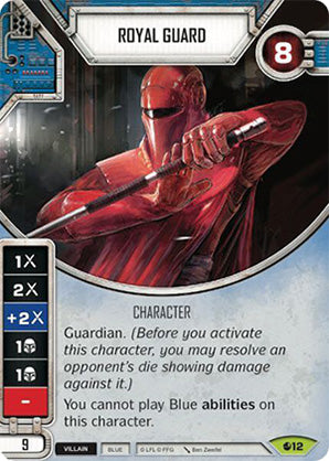 Royal Guard (SoR) Rare Star Wars Destiny Fantasy Flight Games