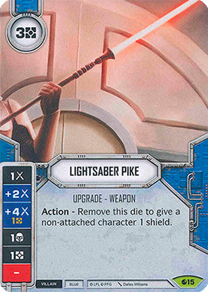 Lightsaber Pike (SoR) Rare Star Wars Destiny Fantasy Flight Games