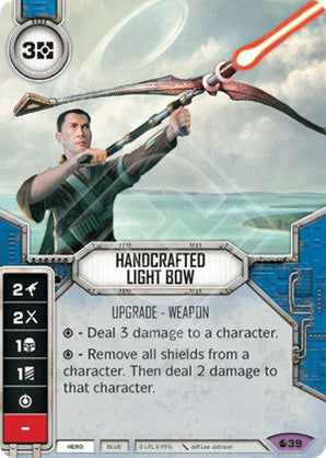 Handcrafted Light Bow (SoR) Legendary Star Wars Destiny Fantasy Flight Games