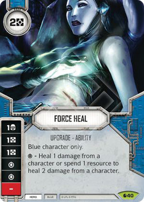 Force Heal (SoR) Rare Star Wars Destiny Fantasy Flight Games