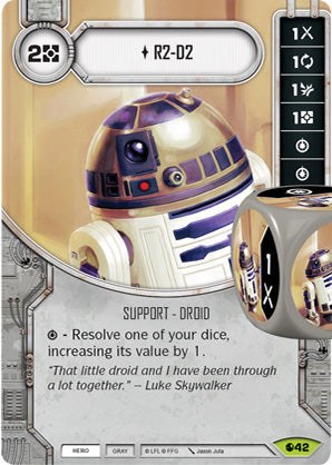 R2-D2 (SoR) Rare Star Wars Destiny Fantasy Flight Games