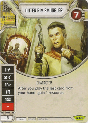 Outer Rim Smuggler (SoR) Rare Star Wars Destiny Fantasy Flight Games