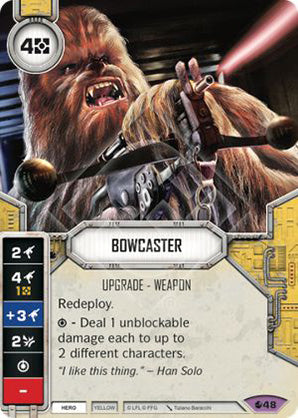 Bowcaster (SoR) Legendary Star Wars Destiny Fantasy Flight Games