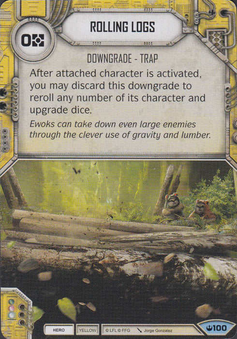 Rolling Logs (SOH) Common Star Wars Destiny Fantasy Flight Games