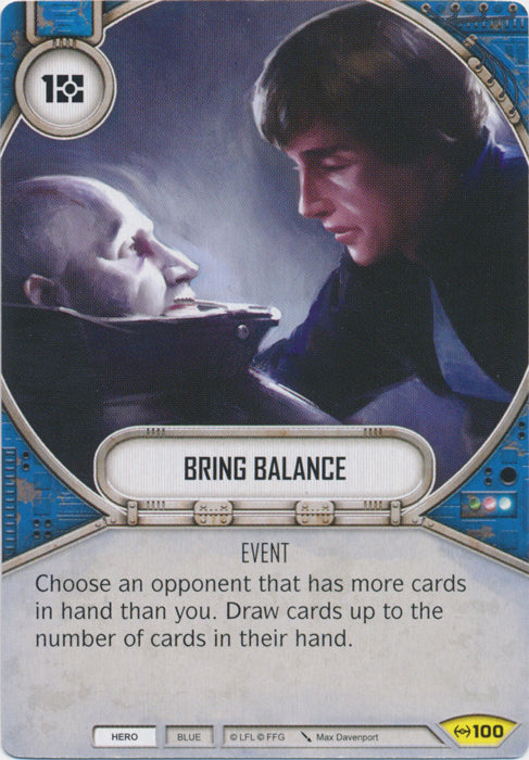 Bring Balance (EAW) Uncommon Star Wars Destiny Fantasy Flight Games