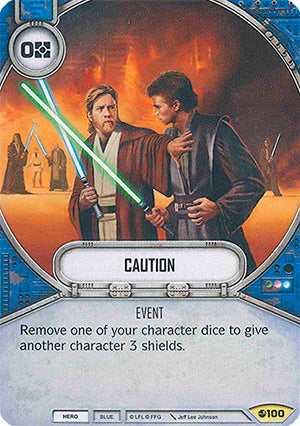 Caution (SoR) Uncommon Star Wars Destiny Fantasy Flight Games