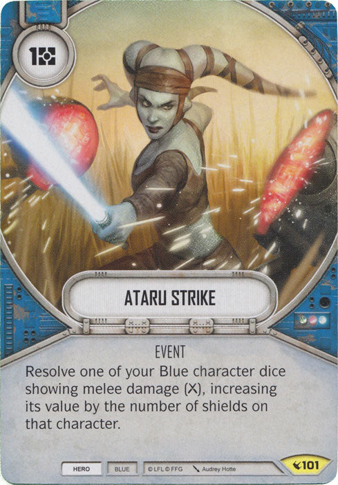 Ataru Strike (LEG) Uncommon Star Wars Destiny Fantasy Flight Games