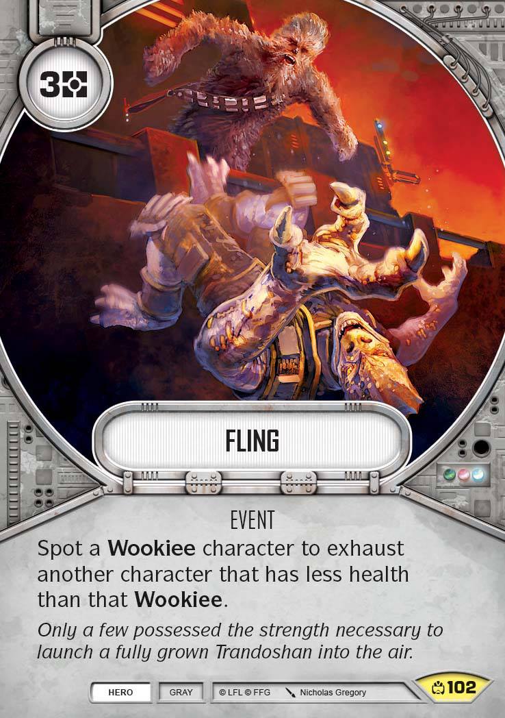 Fling (CM) Uncommon Star Wars Destiny Fantasy Flight Games