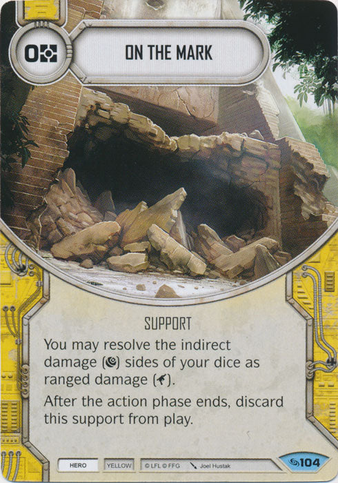 On The Mark (ATG) Common Star Wars Destiny Fantasy Flight Games