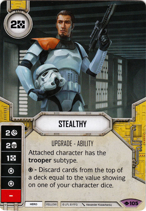 Stealthy (WotF) Legendary Star Wars Destiny Fantasy Flight Games