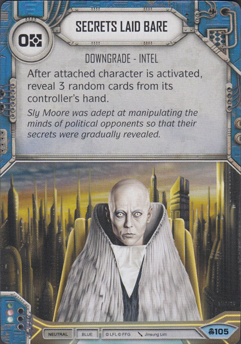 Secrets Laid Bare (CONV) Common Star Wars Destiny Fantasy Flight Games