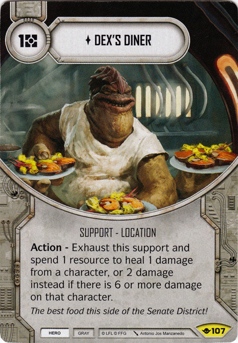 Dex's Diner (WotF) Uncommon Star Wars Destiny Fantasy Flight Games