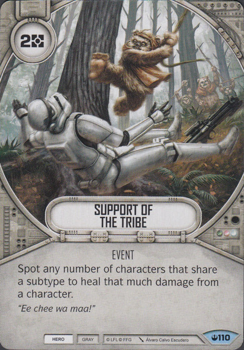 Support of the Tribe (SOH) Common Star Wars Destiny Fantasy Flight Games