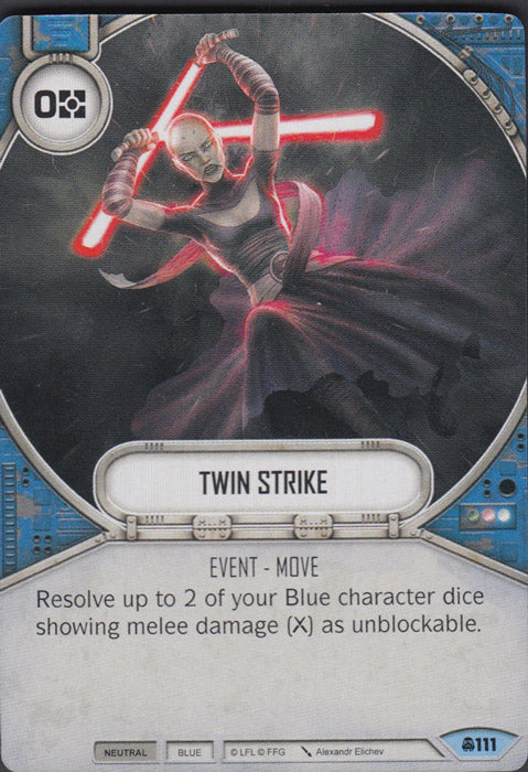 Twin Strike (CONV) Common Star Wars Destiny Fantasy Flight Games