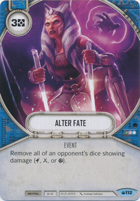 Alter Fate (SOH) Common Star Wars Destiny Fantasy Flight Games