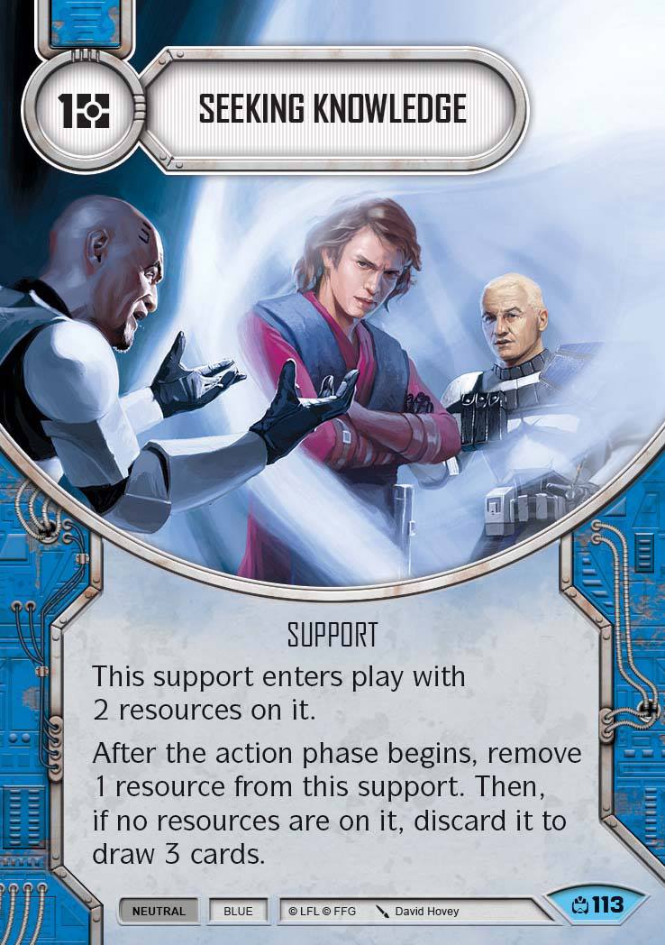 Seeking Knowledge (CM) Common Star Wars Destiny Fantasy Flight Games