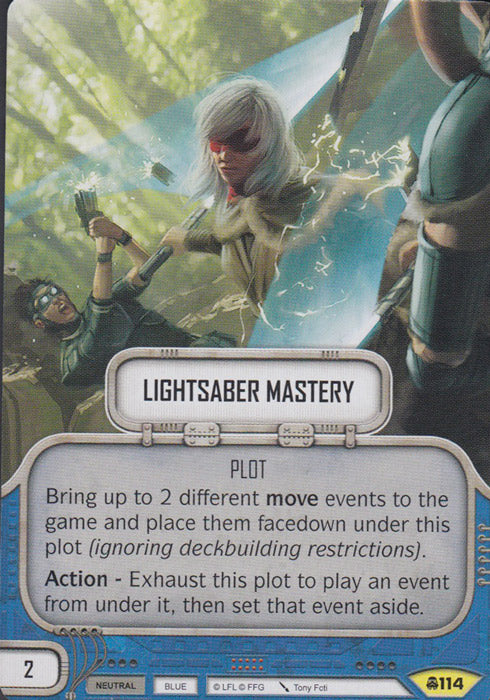Lightsaber Mastery (CONV) Uncommon Star Wars Destiny Fantasy Flight Games