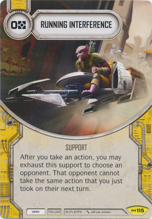 Running Interference (EAW) Uncommon Star Wars Destiny Fantasy Flight Games