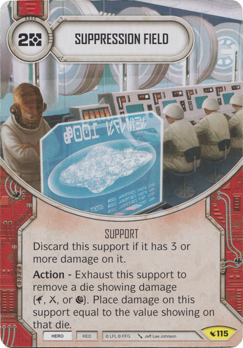 Suppression Field (LEG) Uncommon Star Wars Destiny Fantasy Flight Games
