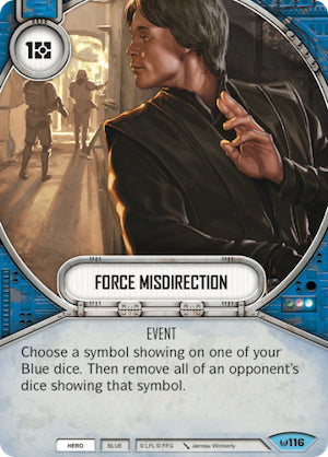 Force Misdirection (AWK) Common Star Wars Destiny Fantasy Flight Games
