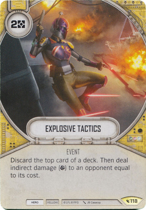 Explosive Tactics (LEG) Uncommon Star Wars Destiny Fantasy Flight Games