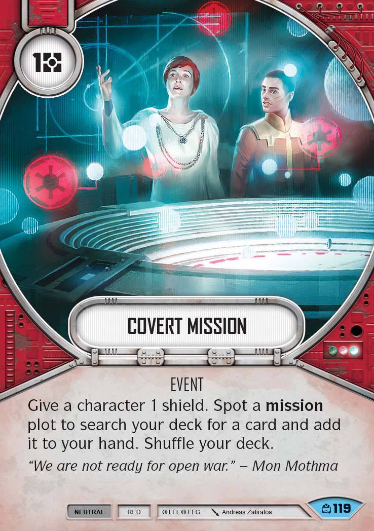 Covert Mission (CM) Common Star Wars Destiny Fantasy Flight Games