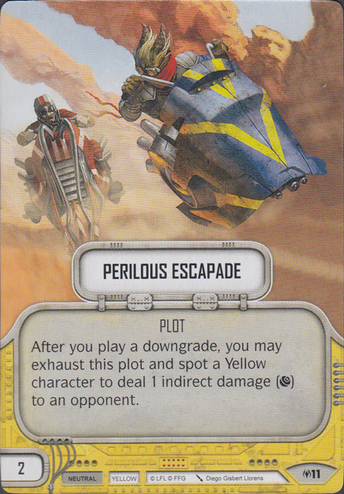 Perilous Escapade (AON) Starter Star Wars Destiny Fantasy Flight Games