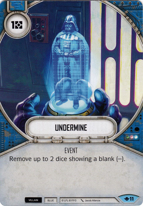 Undermine (WOTF) Common Star Wars Destiny Fantasy Flight Games