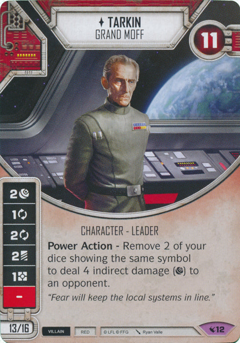 Tarkin - Grand Moff (LEG) Legendary Star Wars Destiny Fantasy Flight Games