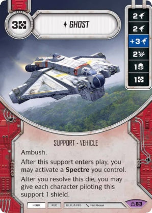 Ghost (CM) Legendary Star Wars Destiny Fantasy Flight Games