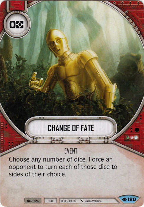 Change of Fate (WOTF) Common Star Wars Destiny Fantasy Flight Games