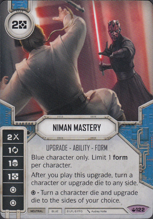 Niman Mastery (SOH) Legendary Star Wars Destiny Fantasy Flight Games