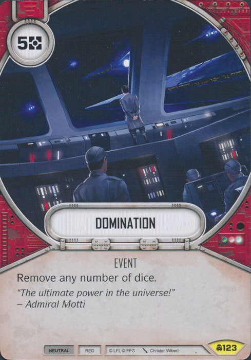 Domination (CONV) Uncommon Star Wars Destiny Fantasy Flight Games