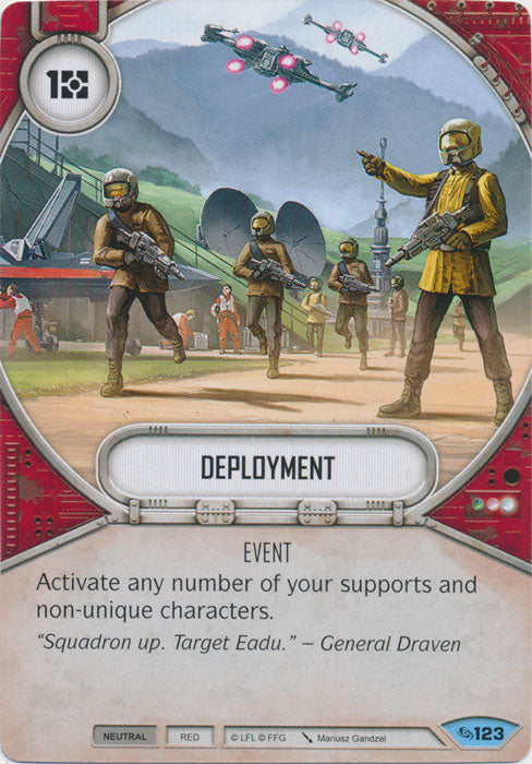 Deployment (ATG) Common Star Wars Destiny Fantasy Flight Games