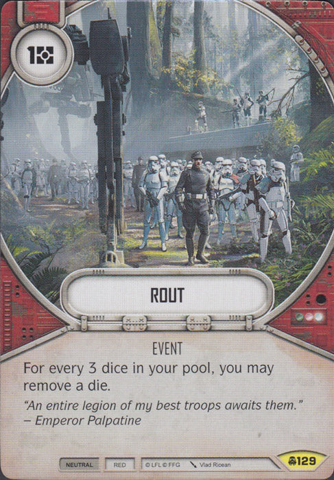 Rout (CONV) Uncommon Star Wars Destiny Fantasy Flight Games