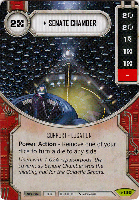 Senate Chamber (ATG) Rare Star Wars Destiny Fantasy Flight Games