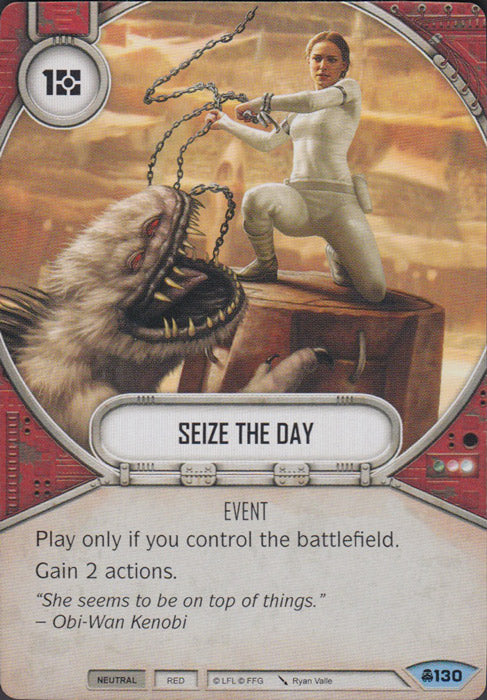 Seize the Day (CONV) Common Star Wars Destiny Fantasy Flight Games
