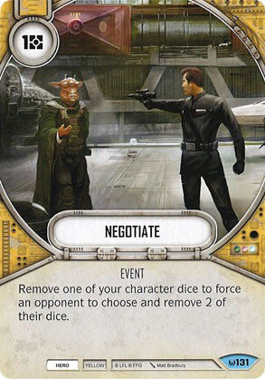 Negotiate (AWK) Common Star Wars Destiny Fantasy Flight Games