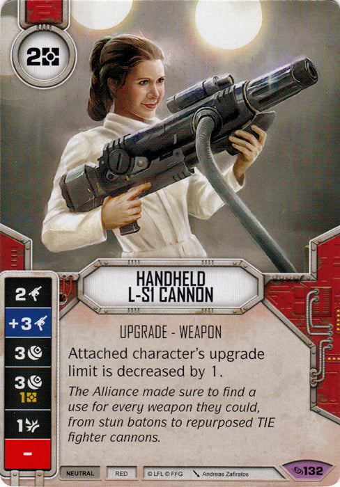 Handheld L-S1 Cannon (ATG) Legendary Star Wars Destiny Fantasy Flight Games