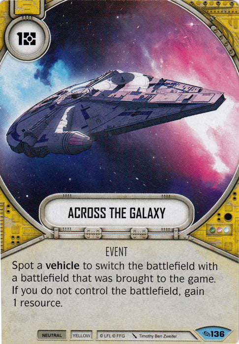 Across The Galaxy (ATG) Common Star Wars Destiny Fantasy Flight Games