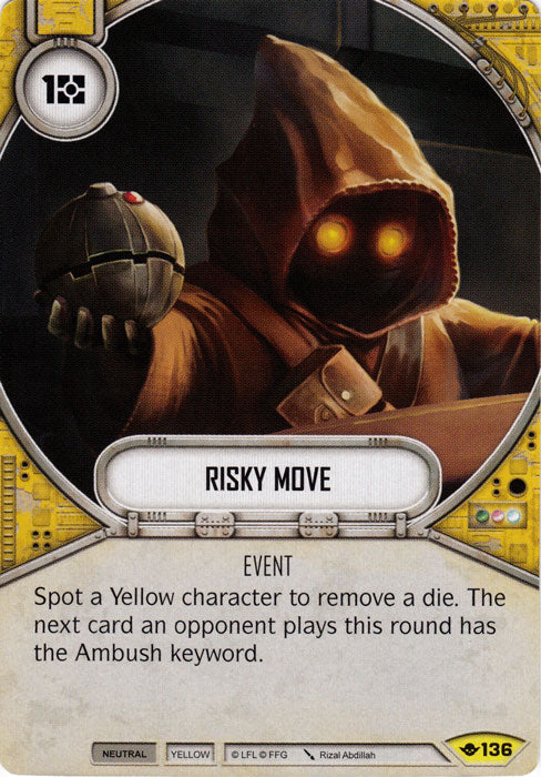 Risky Move (WotF) Uncommon Star Wars Destiny Fantasy Flight Games