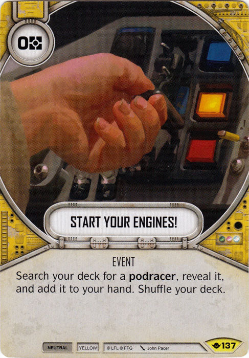 Start Your Engines! (WotF) Uncommon Star Wars Destiny Fantasy Flight Games