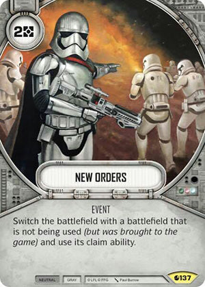 New Orders (SoR) Uncommon Star Wars Destiny Fantasy Flight Games