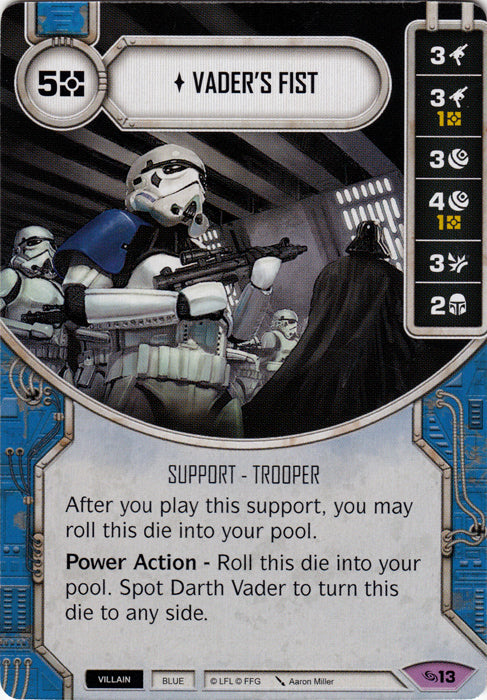 Vader's Fist (ATG) Legendary Star Wars Destiny Fantasy Flight Games