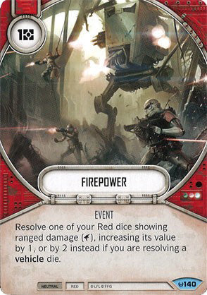 Firepower (AWK) Common Star Wars Destiny Fantasy Flight Games