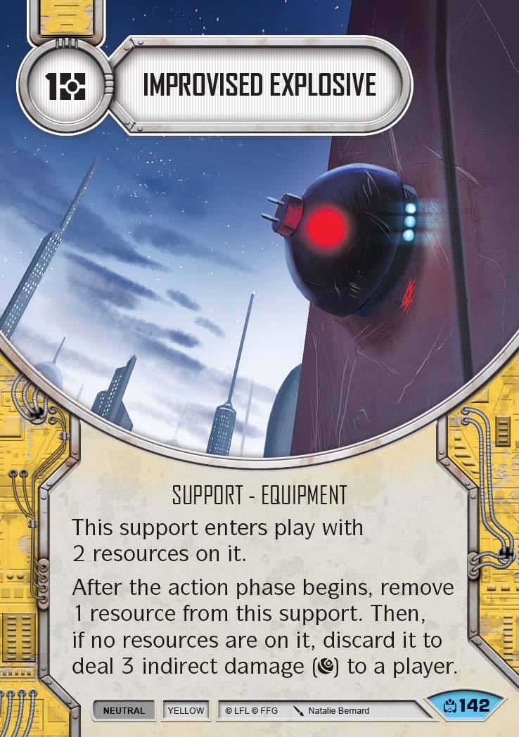 Improvised Explosive (CM) Common Star Wars Destiny Fantasy Flight Games