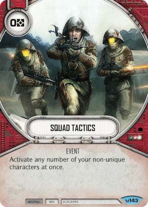 Squad Tactics (AWK) Common Star Wars Destiny Fantasy Flight Games