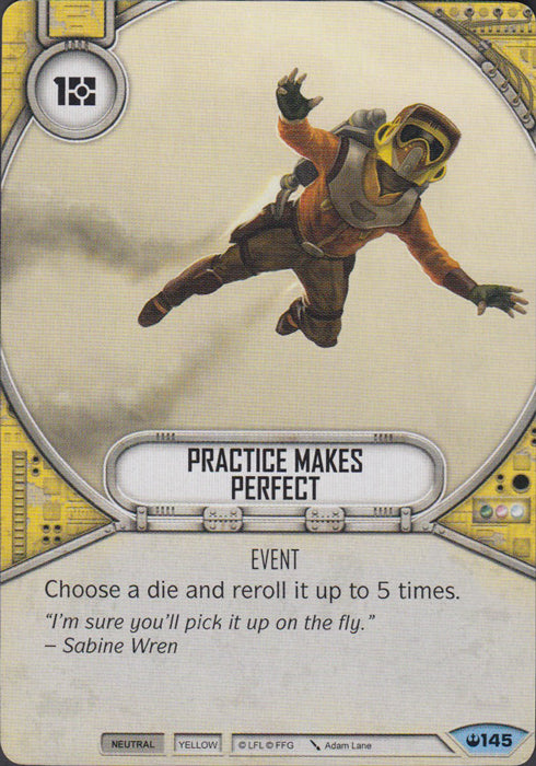 Practice Makes Perfect (SOH) Common Star Wars Destiny Fantasy Flight Games