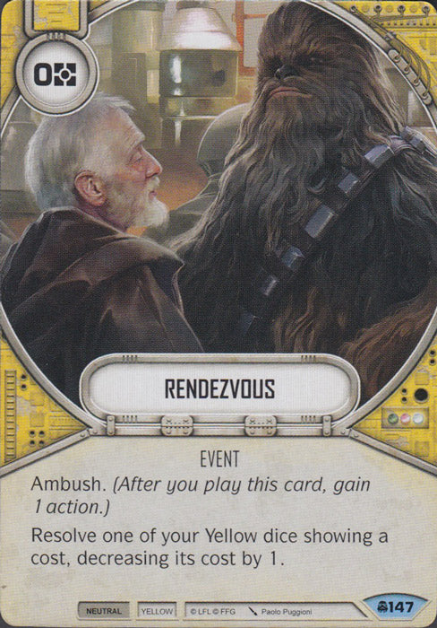 Rendezvous (CONV) Common Star Wars Destiny Fantasy Flight Games