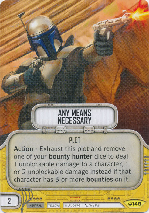 Any Means Necessary (SOH) Uncommon Star Wars Destiny Fantasy Flight Games